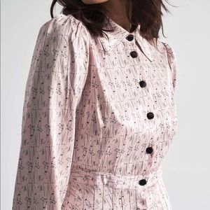 NWT - Rachel Antonoff Fanny Dress size 4 pink Midi